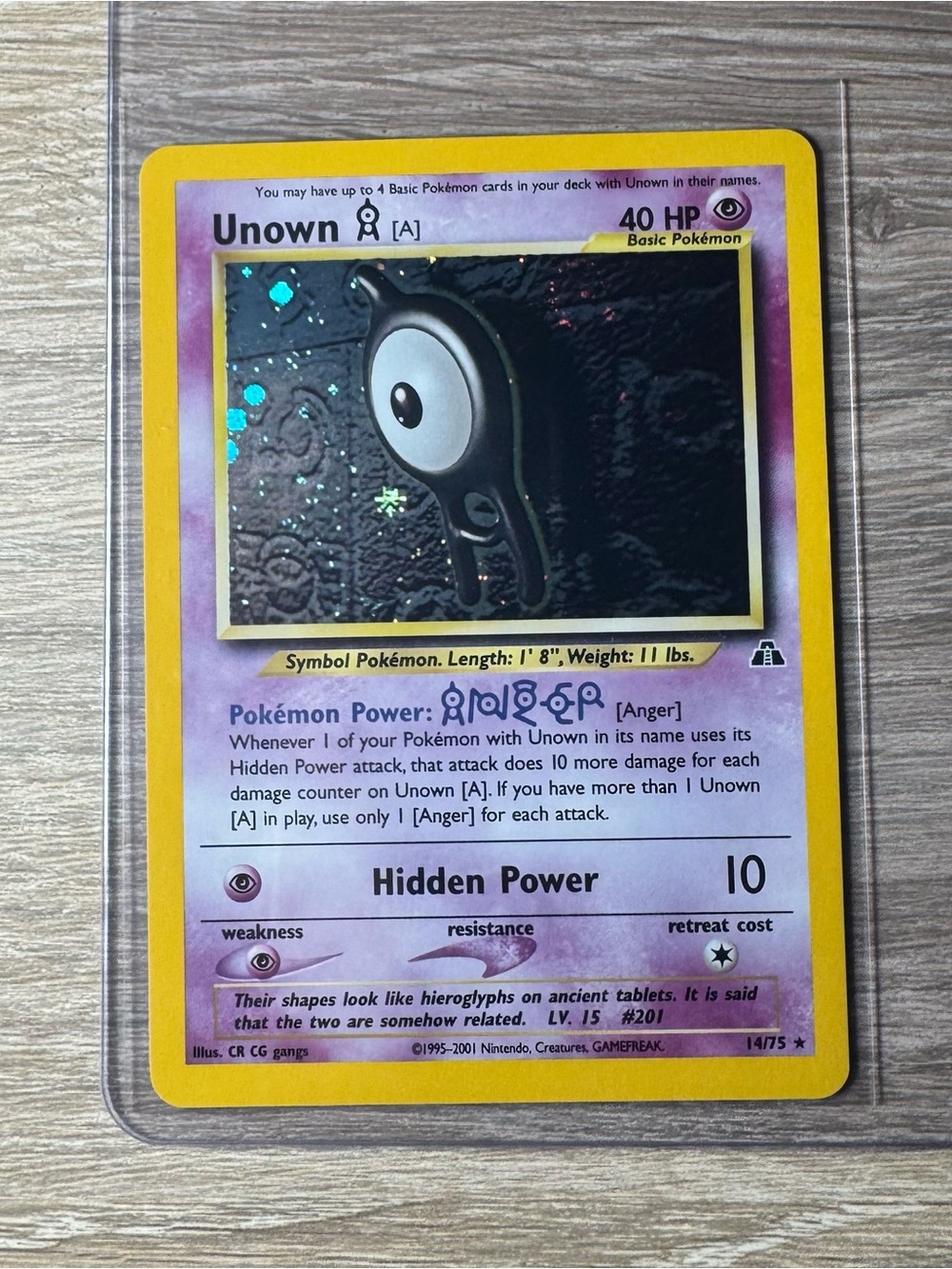 Unown A #14/Pokemon Neo Discovery